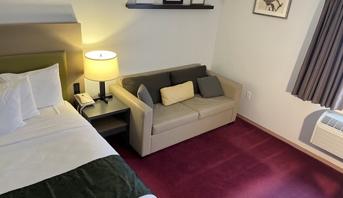 Habitación Deluxe, 1 cama de matrimonio grande con sofá cama (King room with pullout couch.)