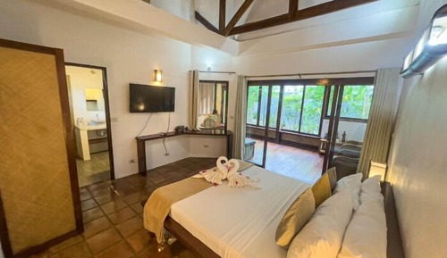 Habitación exclusiva, vistas al jardín