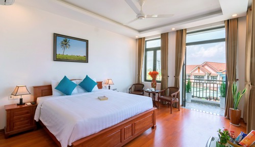 Habitación Deluxe doble, 1 cama de matrimonio, balcón
