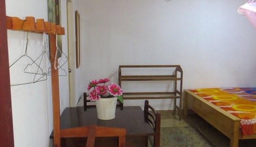 Habitación familiar, varias camas, vistas al jardín, en la zona del jardín