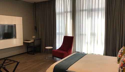 Habitación estándar, 1 cama de matrimonio grande, vistas a la ciudad