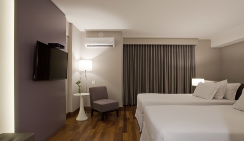 Habitación estándar con 2 camas individuales, 2 camas individuales, vistas a la ciudad
