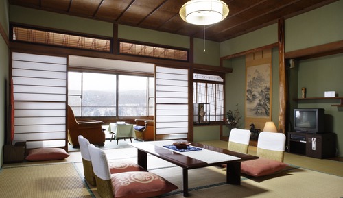 Habitación cuádruple tradicional, no fumadores, baño privado (Japanese Style, Run of House)
