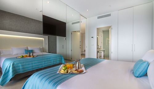Suite, Cocina, Vistas al mar (3 adultos + 1 niño), Terraza