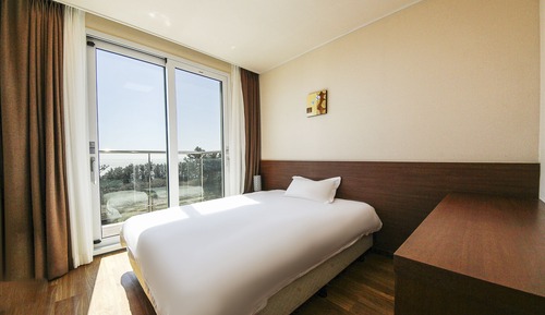 Habitación básica doble, 1 cama doble, vistas al mar