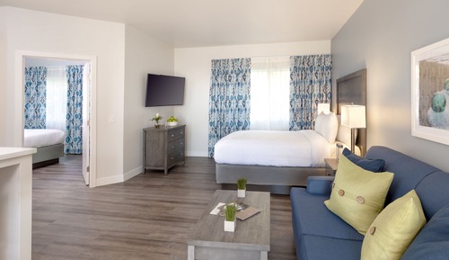 Suite, 2 camas de matrimonio, cocina, vistas al mar