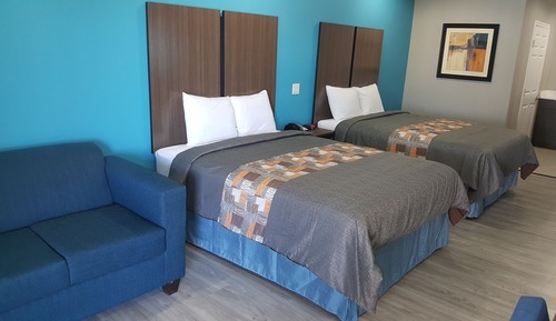 Habitación estándar, 2 camas de matrimonio, no fumadores, cocina básica