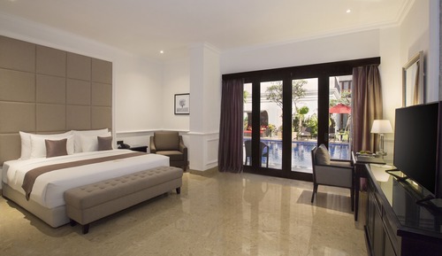 Habitación ejecutiva, acceso a la piscina