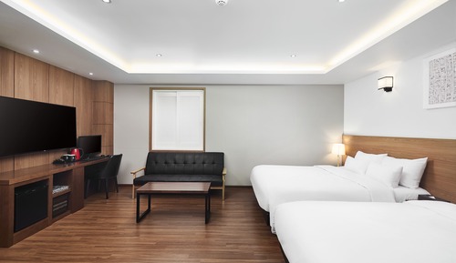 Habitación familiar con 2 camas individuales