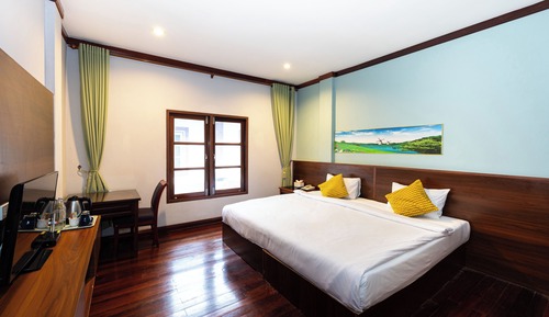 Habitación Deluxe doble, vistas al jardín