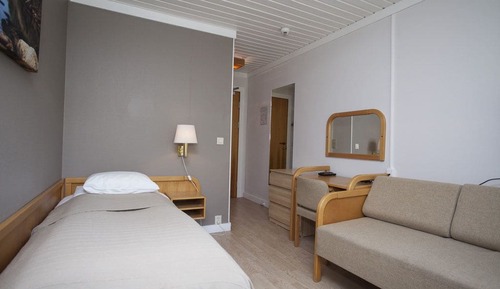 Habitación individual, vistas a la montaña
