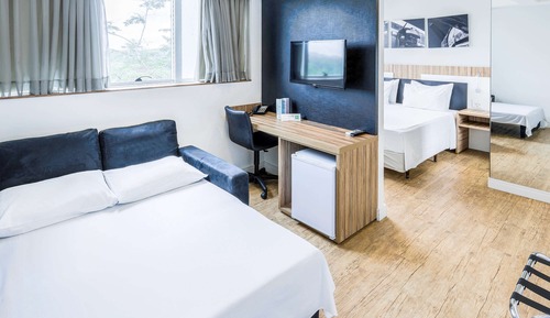 Suite familiar, 1 cama doble con sofá cama