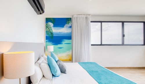 Habitación superior, vistas al mar