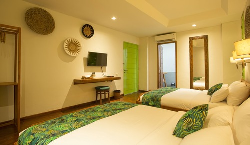 Habitación superior, 2 camas de matrimonio
