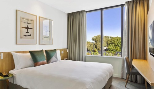 Estudio, 1 cama de matrimonio grande