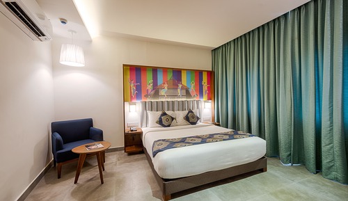 Habitación tradicional, 1 cama doble, no fumadores, vistas a la ciudad