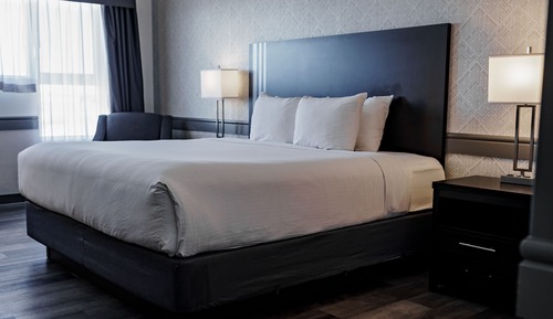 Habitación, 1 cama de matrimonio grande con sofá cama, no fumadores, bañera de hidromasaje