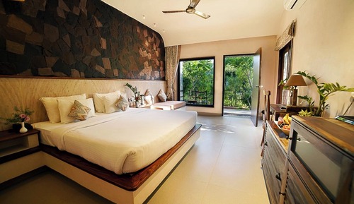 Casa de campo de lujo, 1 habitación, frigorífico, vistas al jardín