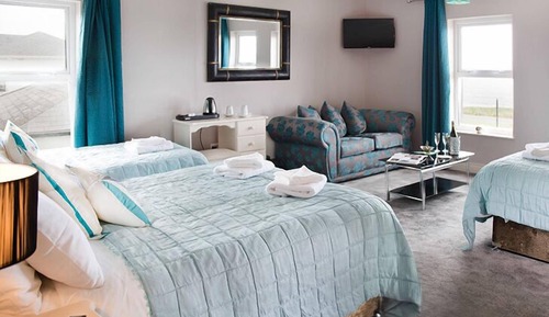Habitación familiar, 1 habitación, vistas al mar (The Surf’s Up Room)