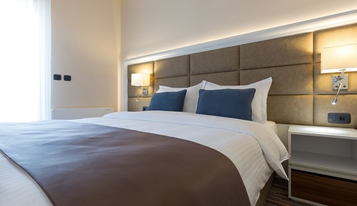 Habitación familiar, 1 cama de matrimonio con sofá cama, no fumadores, balcón