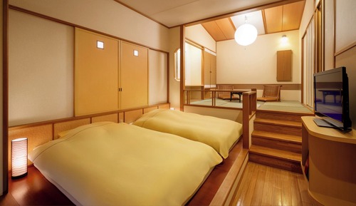 Habitación superior, no fumadores (with Tatami Area & Open-Air Bath)