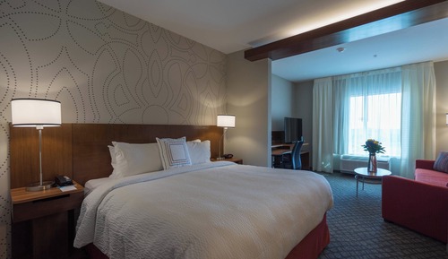 Suite, 1 cama de matrimonio grande con sofá cama