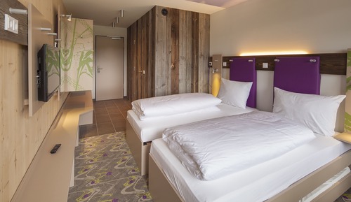Habitación con 1 cama doble o 2 individuales, vistas a la montaña