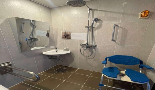 Habitación, 2 camas individuales, accesible en silla de ruedas, no fumadores (Bathtub W/grab Bars)