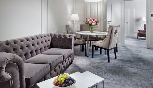 Suite Deluxe, 1 cama de matrimonio grande con sofá cama, no fumadores
