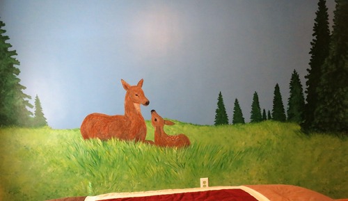 Habitación básica, 1 cama de matrimonio, no fumadores, baño compartido (Small Deer)