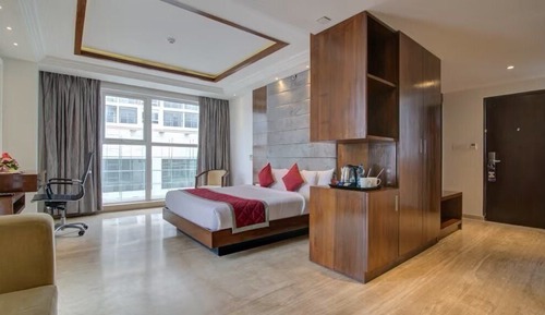 Habitación ejecutiva doble, baño privado, vistas a la ciudad