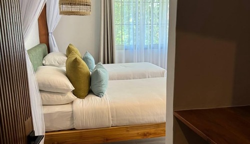 Habitación clásica con 2 camas individuales, vistas al jardín