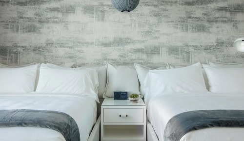 Habitación, 2 camas de matrimonio, balcón (OCEAN)