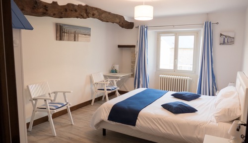 Habitación doble, baño privado ("Port-en-bessin")