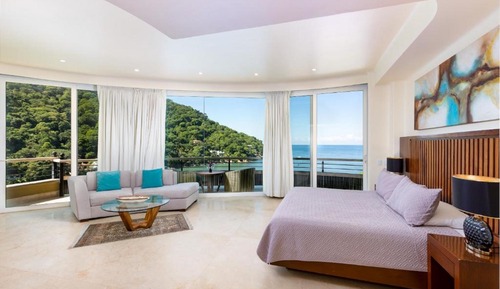 Suite panorámica, 1 cama de matrimonio grande, vistas al mar