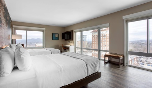 Habitación estándar, 2 camas de matrimonio, no fumadores