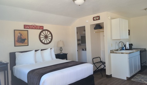 Cabaña, 1 cama de matrimonio, no fumadores, cocina básica