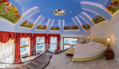 Suite, 1 cama de matrimonio grande, no fumadores, vistas al mar (Balcony, Tower)
