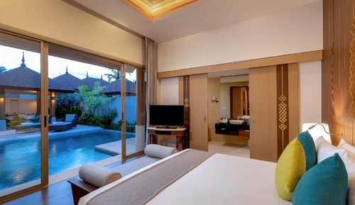Villa, 2 habitaciones, vistas a la piscina (Pool Villa)