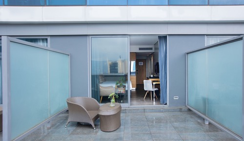 Habitación clásica, terraza, vistas a la montaña