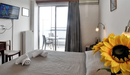Habitación individual, vistas al mar