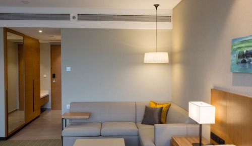 Habitación, 1 cama de matrimonio grande con sofá cama