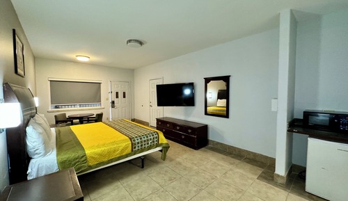 Habitación Deluxe, 1 cama de matrimonio grande, fumadores, frigorífico y microondas
