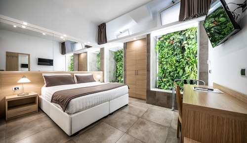 Habitación superior con 1 cama doble o 2 individuales, 1 cama de matrimonio
