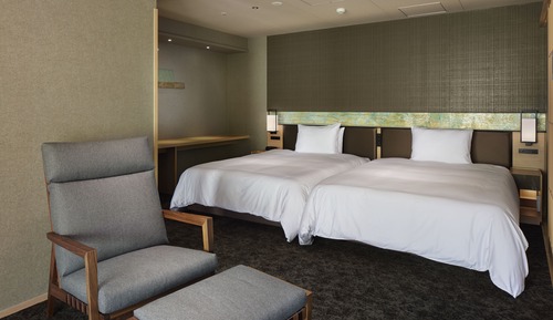 Habitación Premium con 2 camas individuales, no fumadores (B type, Dinner 19:00 or 19:30)
