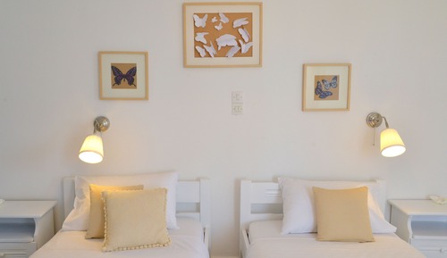 Habitación doble, vistas parciales al mar, planta baja