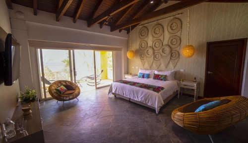 Habitación exclusiva, vistas al mar