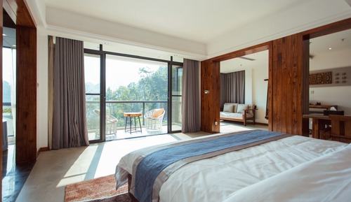 Habitación ejecutiva doble, 1 cama de matrimonio grande, no fumadores, vistas al río