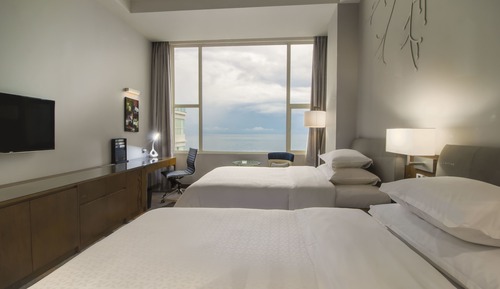 Habitación, 2 camas individuales, vistas al mar