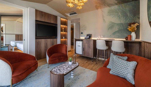 Suite de lujo, 1 habitación, vistas al lago, en una planta alta (SUITE VAL DI SOGNO)